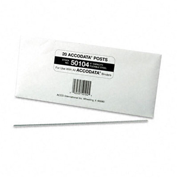 Acco Acco 50104 Data Flex 81/2 Nylon Posts for Top/Bottom Loading